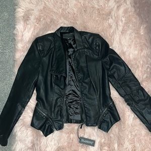 BlankNYC black leather jacket